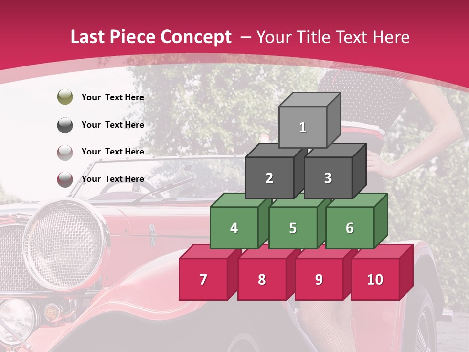 Woman Young Elegance PowerPoint Template