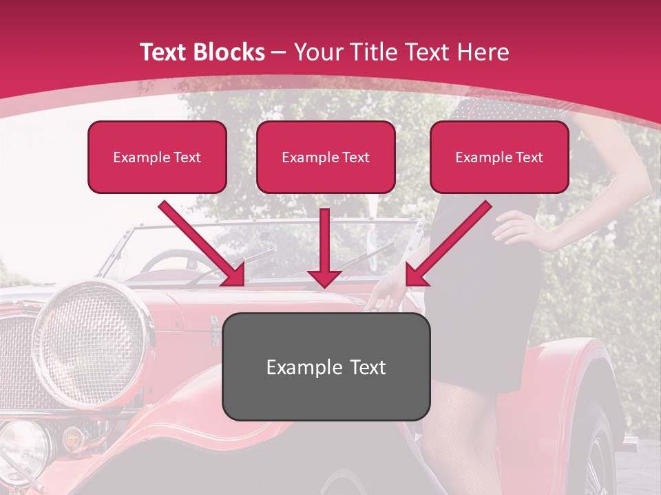 Woman Young Elegance PowerPoint Template