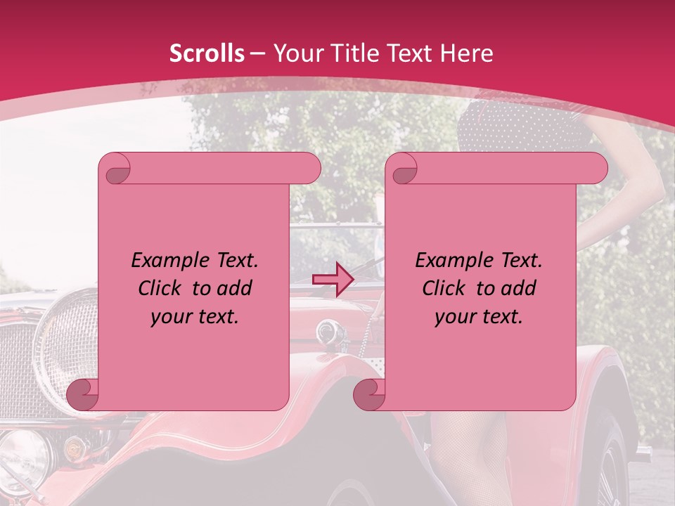 Woman Young Elegance PowerPoint Template