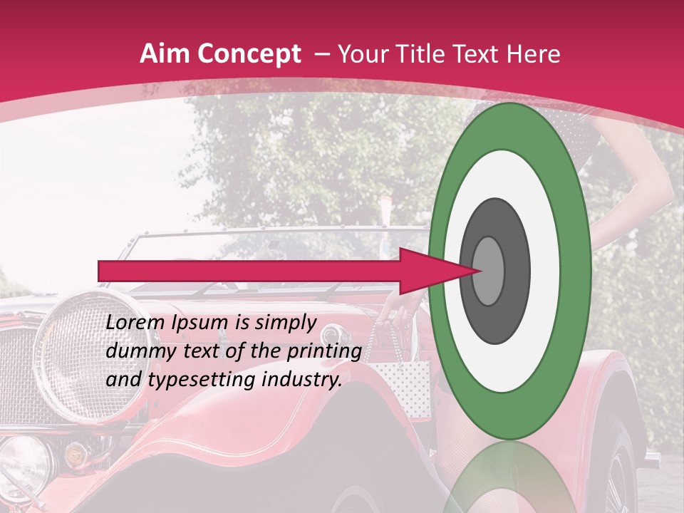 Woman Young Elegance PowerPoint Template