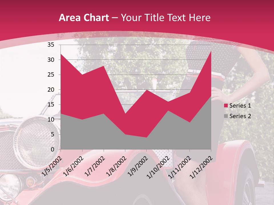 Woman Young Elegance PowerPoint Template