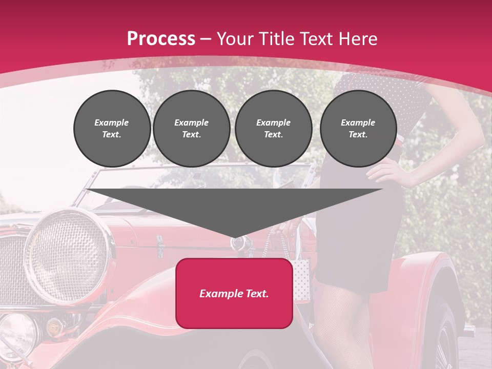 Woman Young Elegance PowerPoint Template