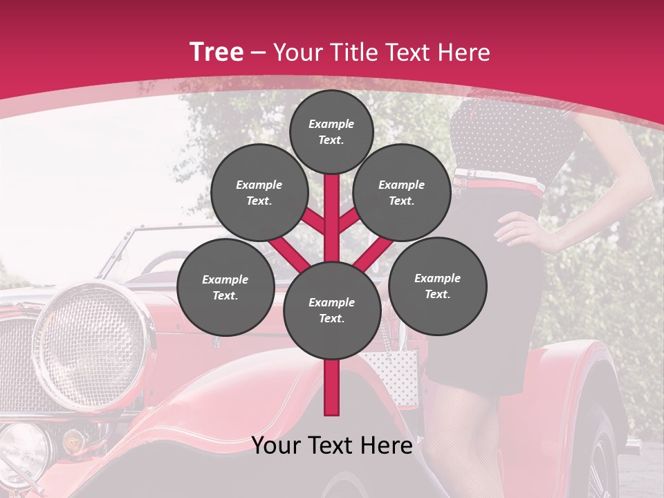 Woman Young Elegance PowerPoint Template