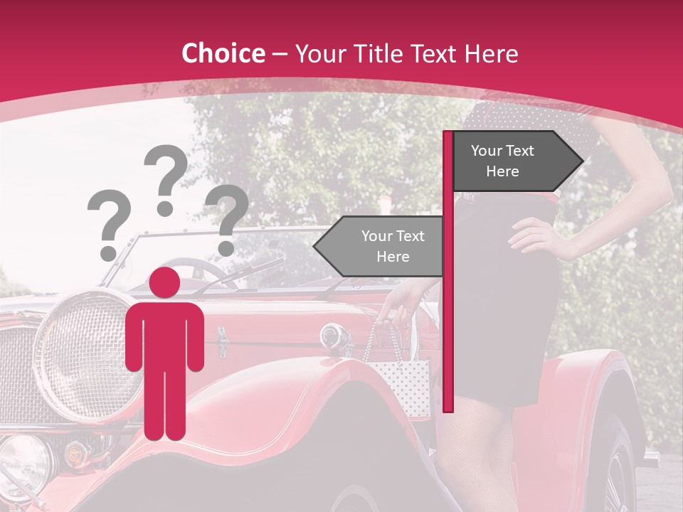 Woman Young Elegance PowerPoint Template