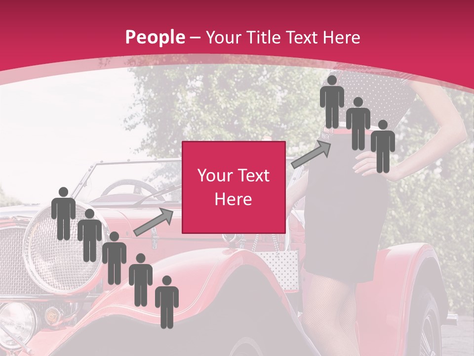 Woman Young Elegance PowerPoint Template