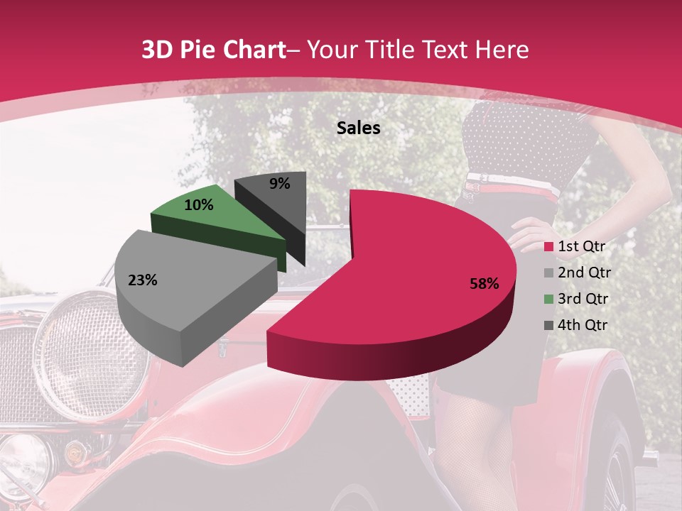 Woman Young Elegance PowerPoint Template