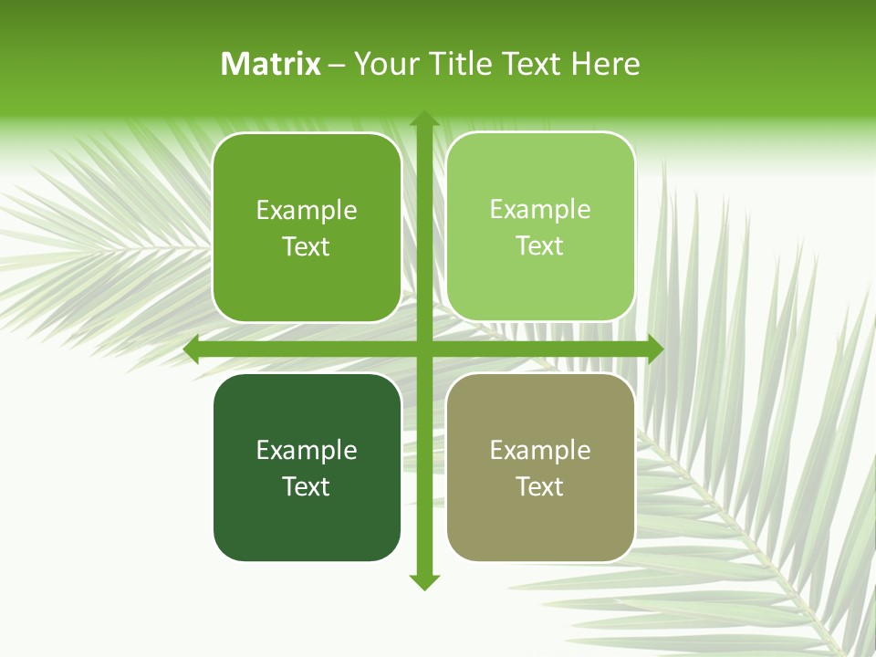 Tropical Pattern Background PowerPoint Template
