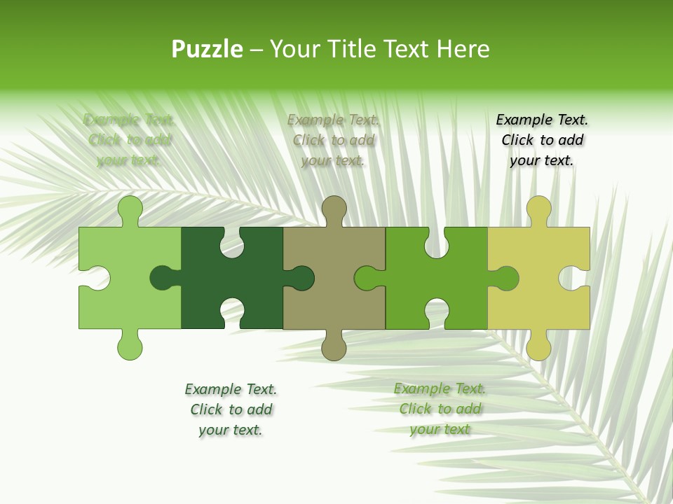 Tropical Pattern Background PowerPoint Template