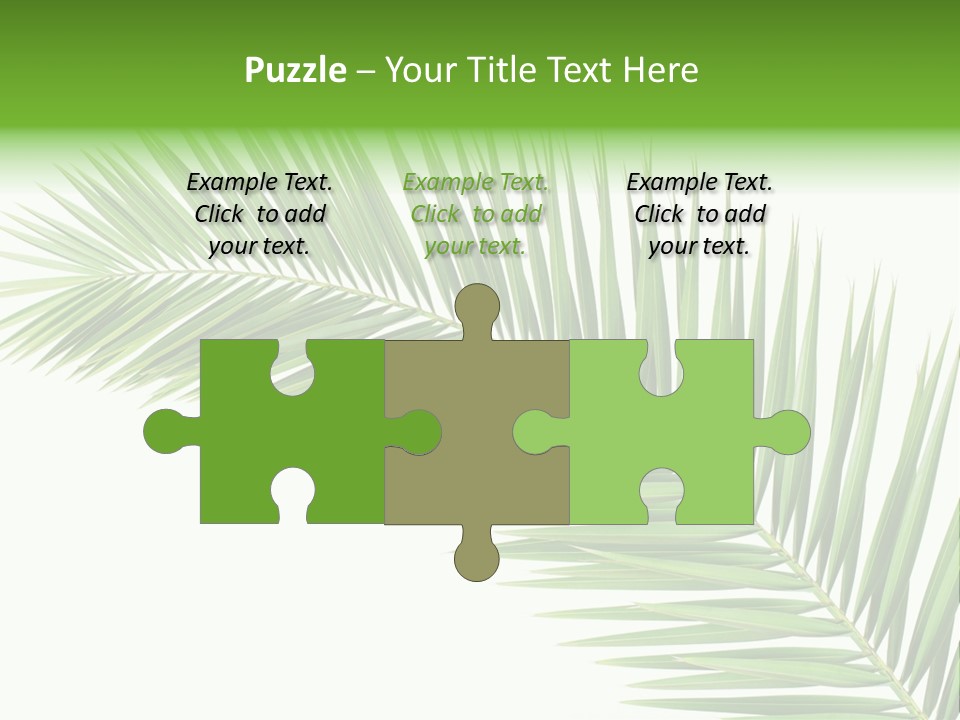 Tropical Pattern Background PowerPoint Template