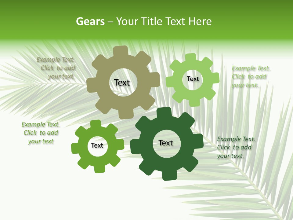 Tropical Pattern Background PowerPoint Template