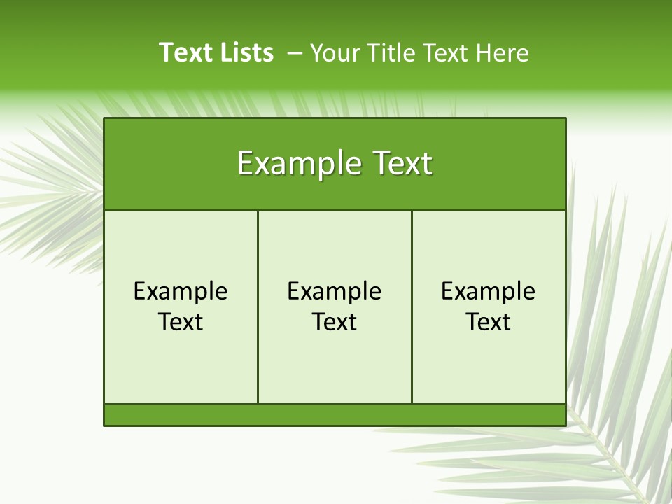 Tropical Pattern Background PowerPoint Template