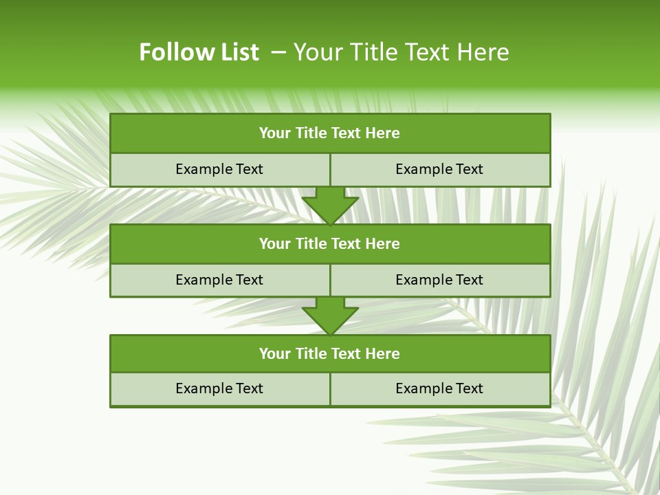 Tropical Pattern Background PowerPoint Template