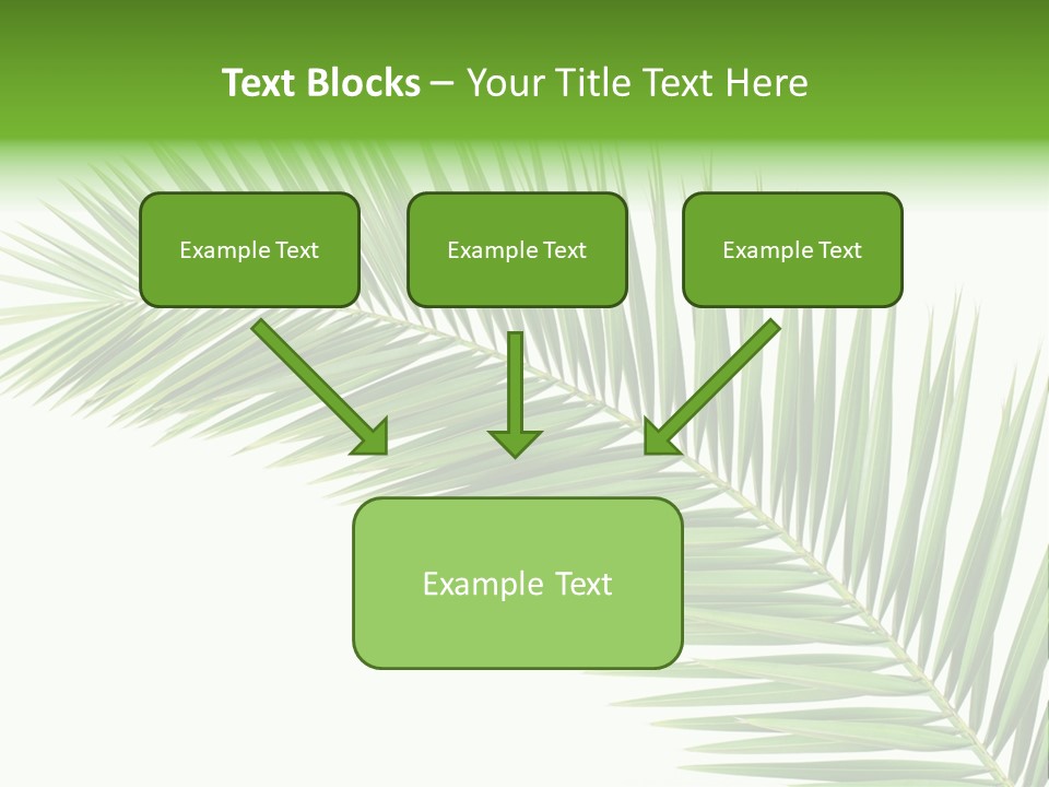 Tropical Pattern Background PowerPoint Template
