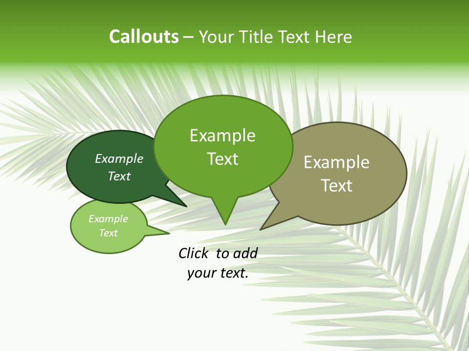 Tropical Pattern Background PowerPoint Template