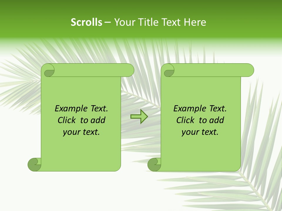 Tropical Pattern Background PowerPoint Template