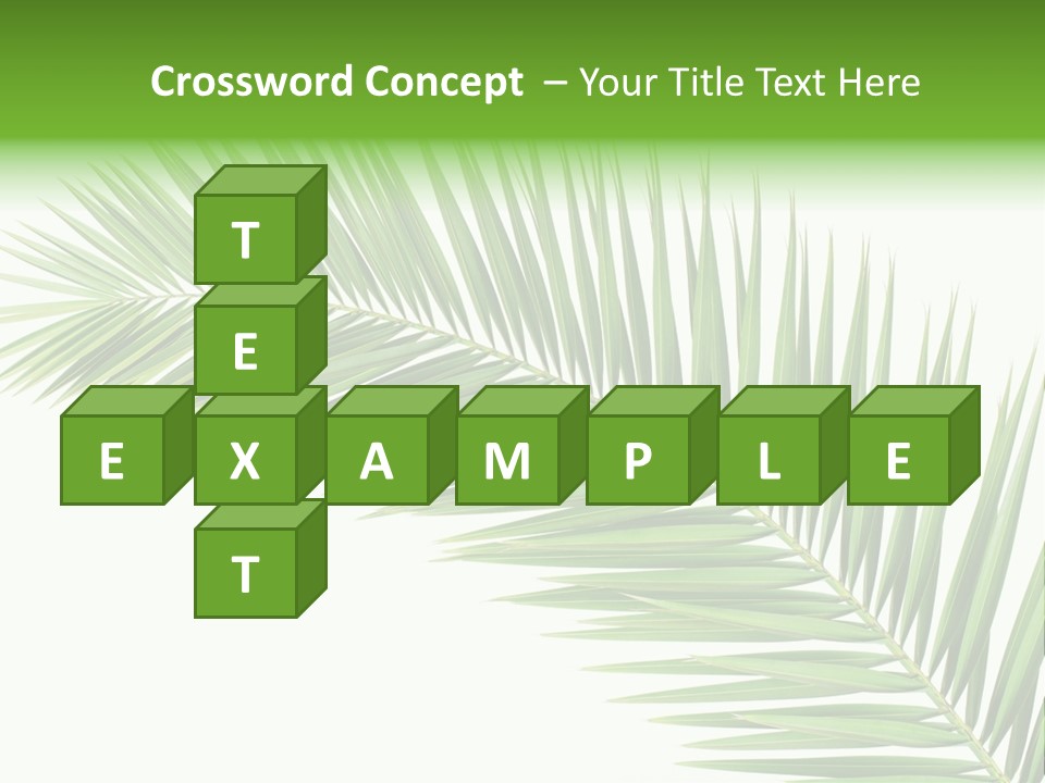 Tropical Pattern Background PowerPoint Template