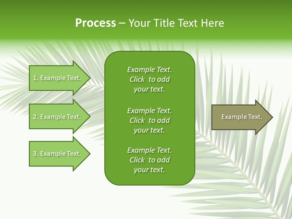 Tropical Pattern Background PowerPoint Template
