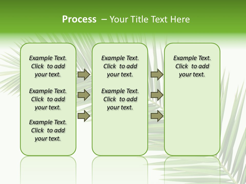 Tropical Pattern Background PowerPoint Template