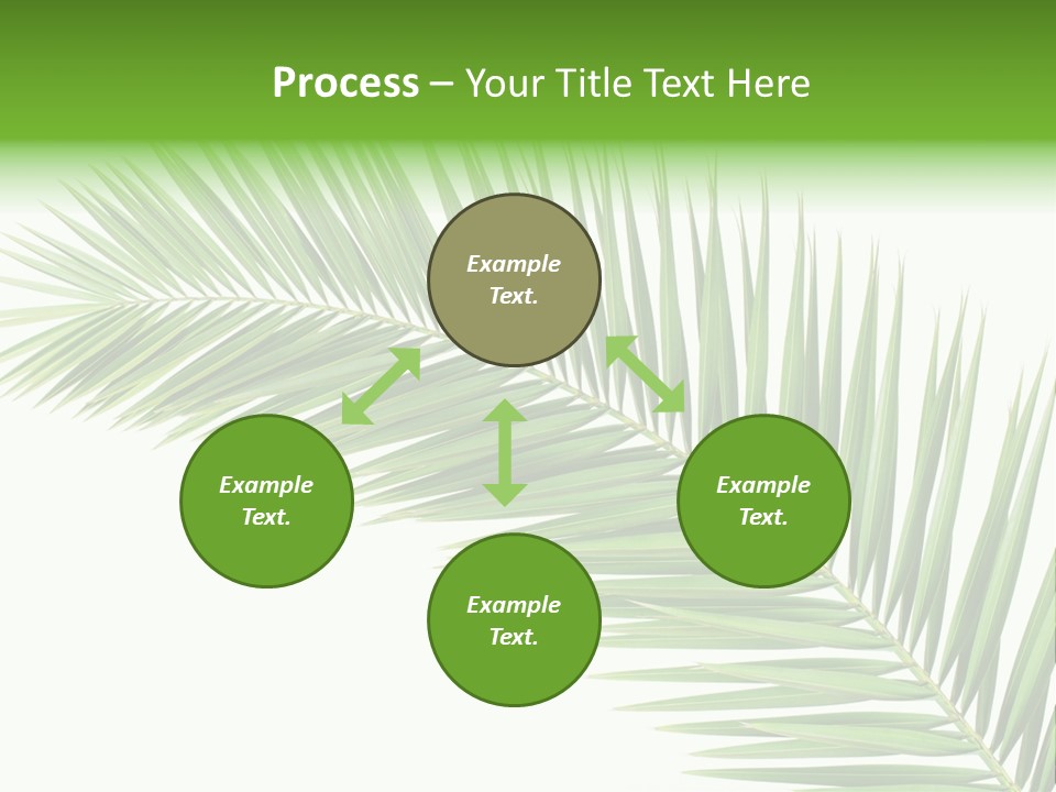 Tropical Pattern Background PowerPoint Template
