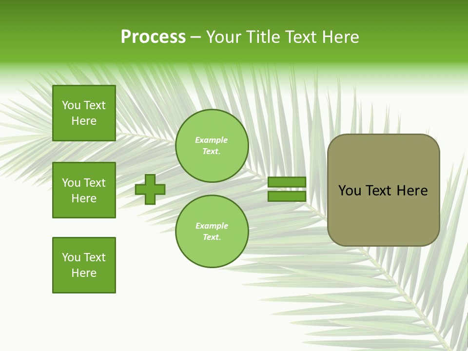 Tropical Pattern Background PowerPoint Template