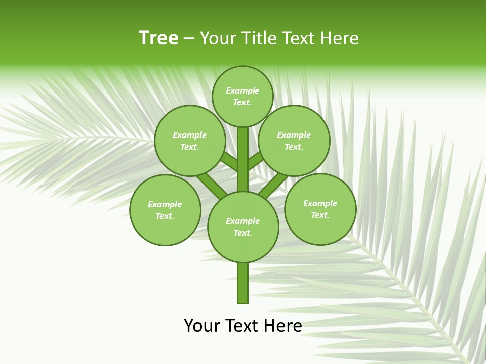 Tropical Pattern Background PowerPoint Template