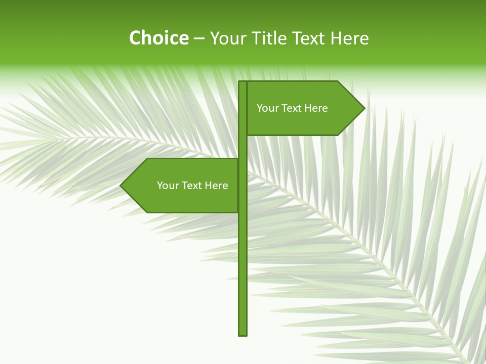 Tropical Pattern Background PowerPoint Template