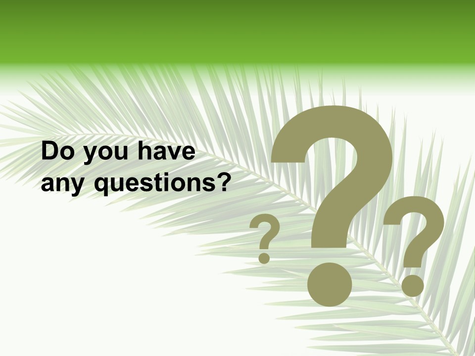 Tropical Pattern Background PowerPoint Template