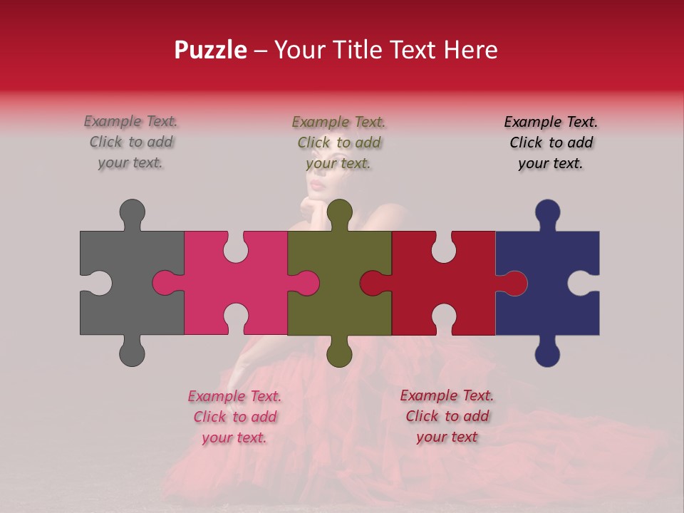 Dramatic Pink Passion PowerPoint Template