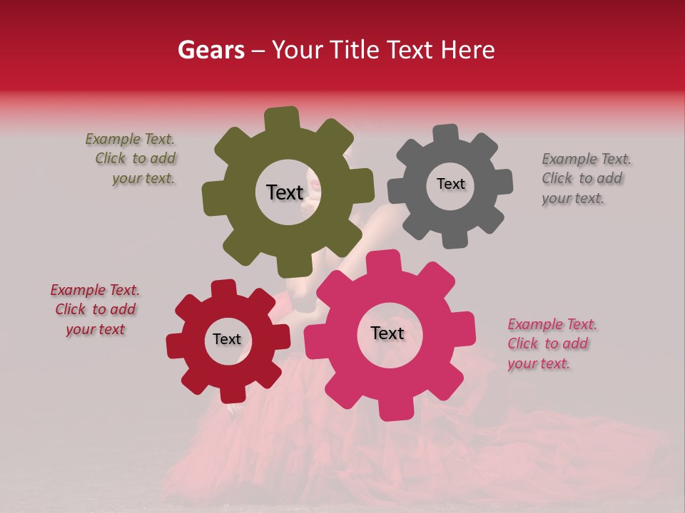 Dramatic Pink Passion PowerPoint Template