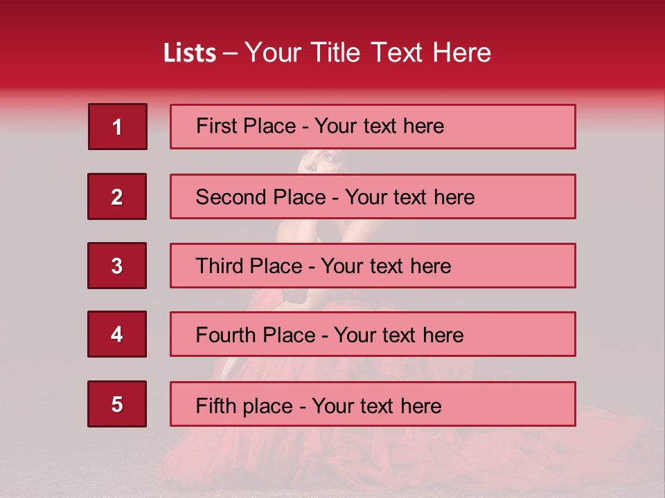 Dramatic Pink Passion PowerPoint Template