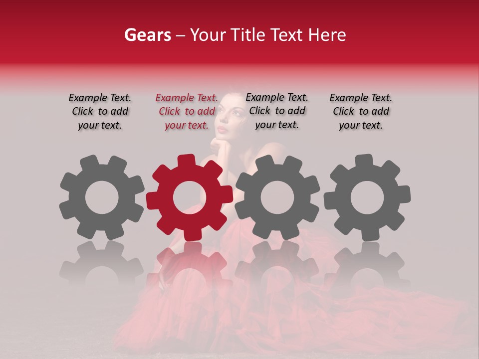 Dramatic Pink Passion PowerPoint Template