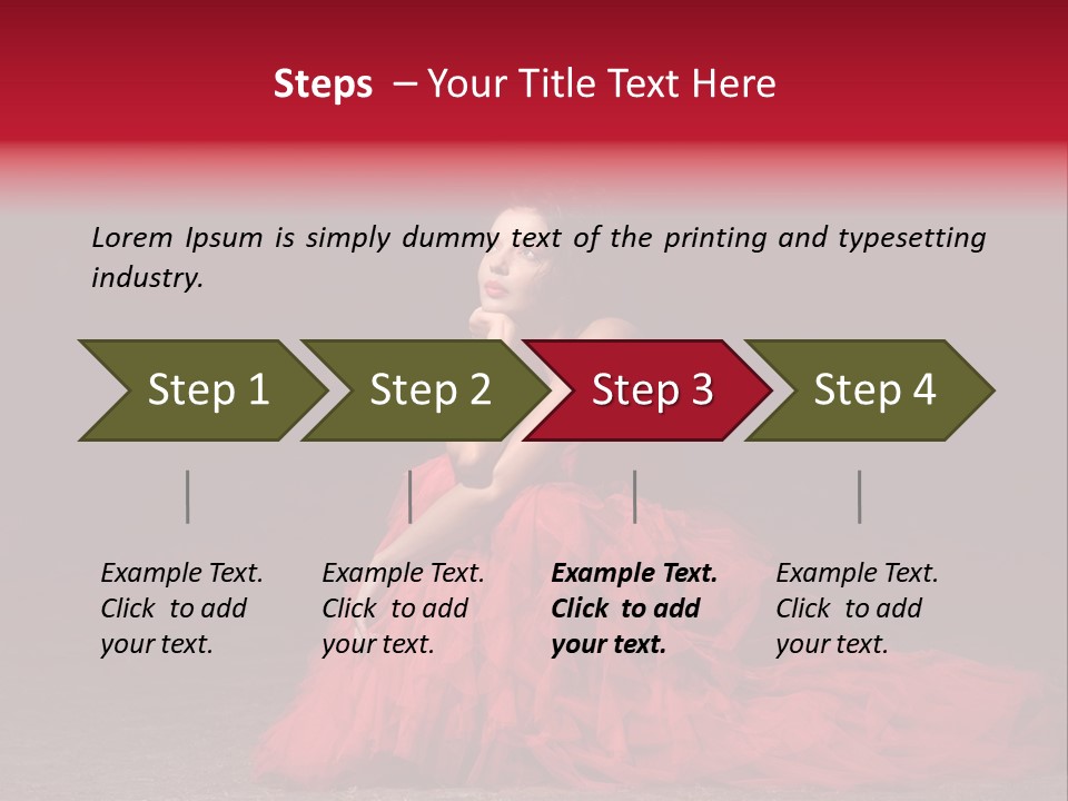 Dramatic Pink Passion PowerPoint Template