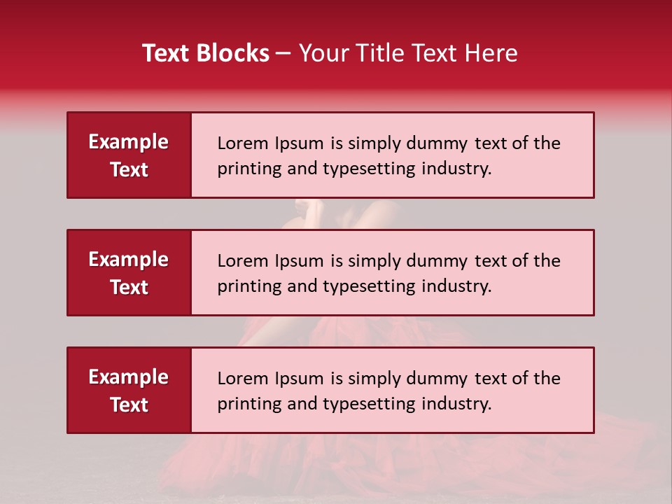 Dramatic Pink Passion PowerPoint Template