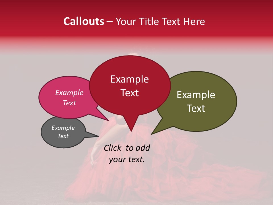 Dramatic Pink Passion PowerPoint Template