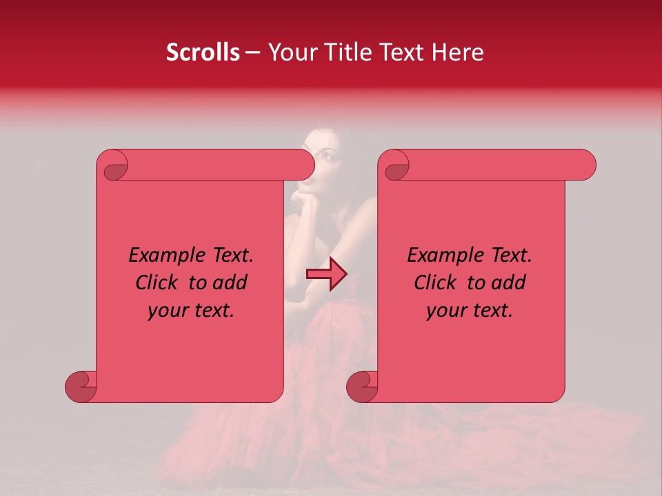 Dramatic Pink Passion PowerPoint Template