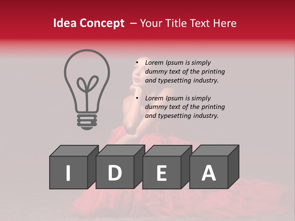 Dramatic Pink Passion PowerPoint Template