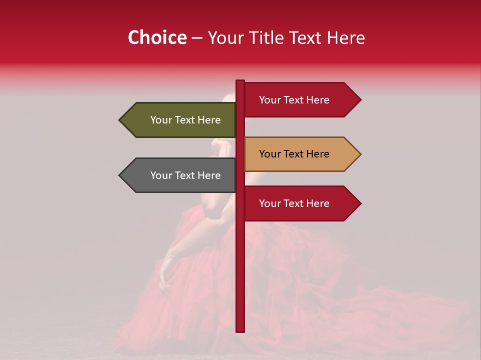 Dramatic Pink Passion PowerPoint Template