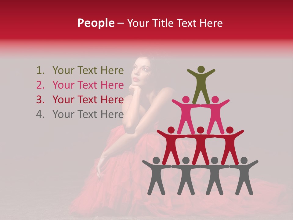 Dramatic Pink Passion PowerPoint Template