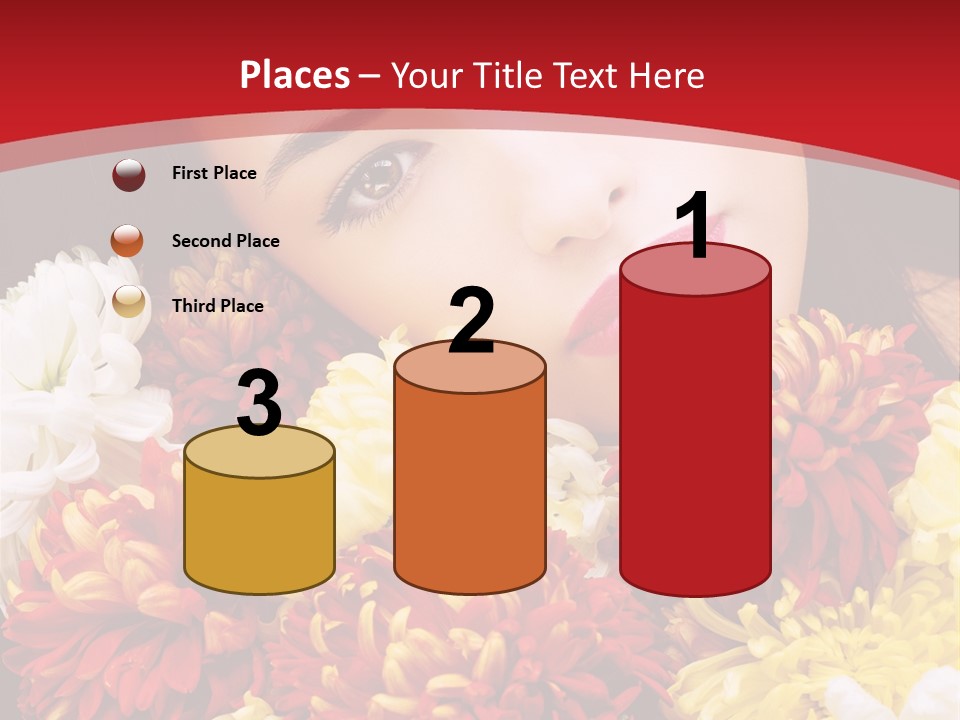 Teenage Hair Person PowerPoint Template