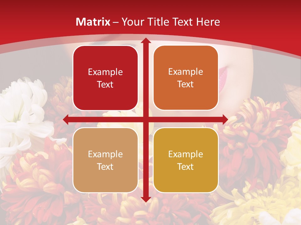 Teenage Hair Person PowerPoint Template