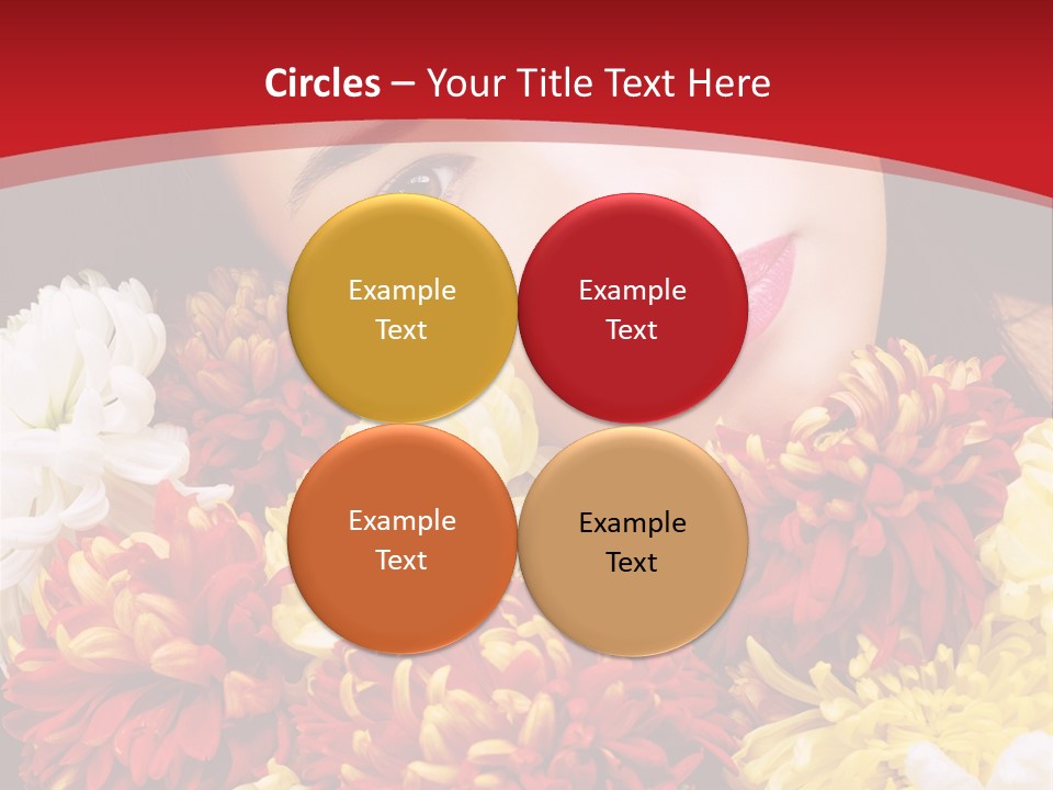 Teenage Hair Person PowerPoint Template