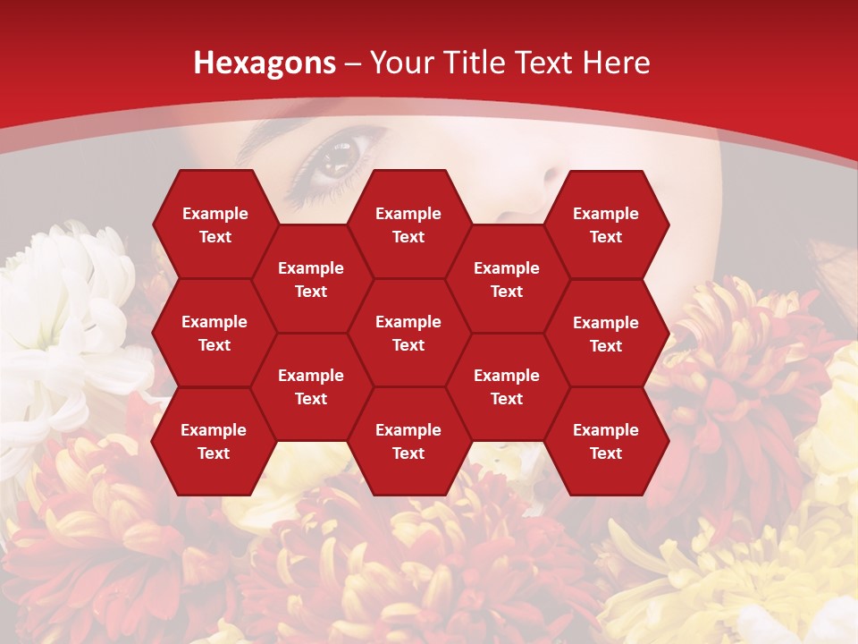 Teenage Hair Person PowerPoint Template