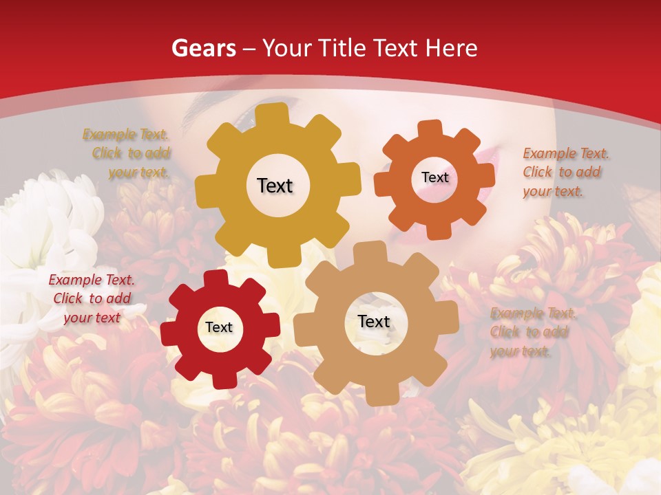 Teenage Hair Person PowerPoint Template