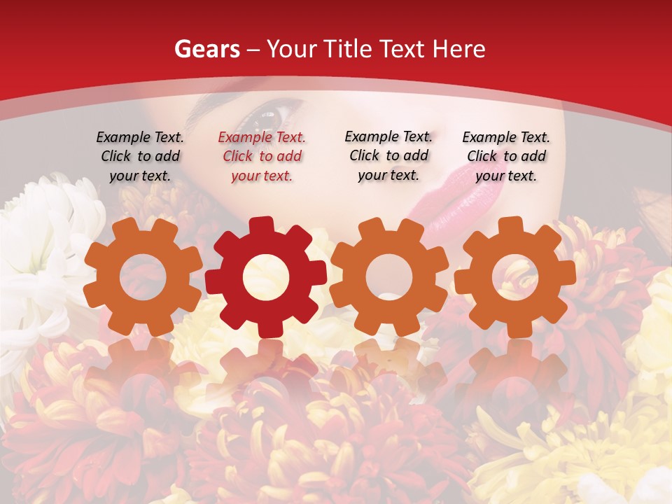 Teenage Hair Person PowerPoint Template