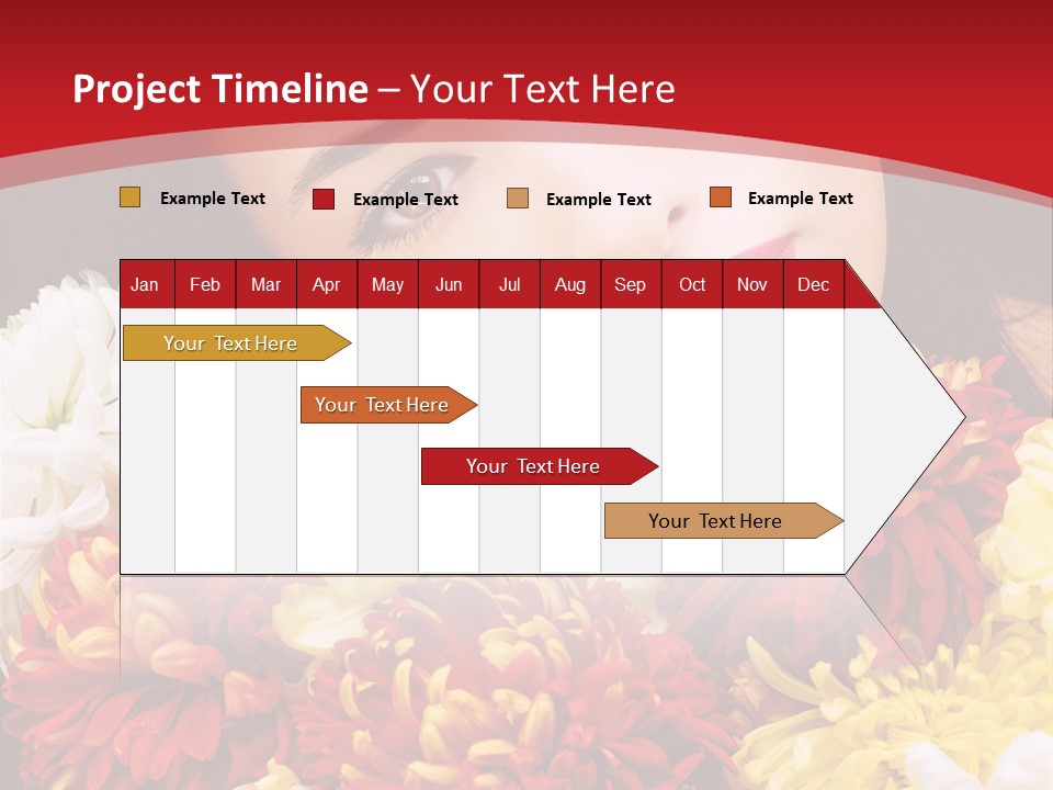 Teenage Hair Person PowerPoint Template