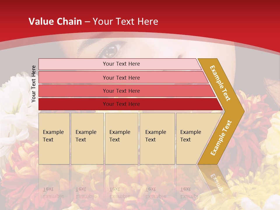 Teenage Hair Person PowerPoint Template