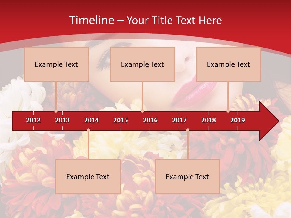 Teenage Hair Person PowerPoint Template