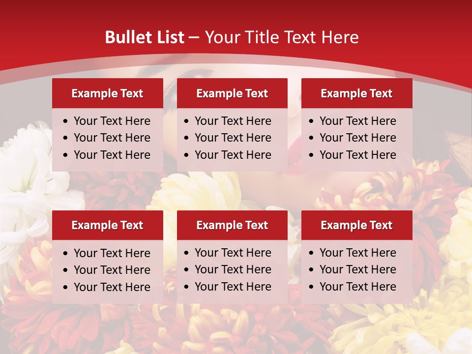 Teenage Hair Person PowerPoint Template