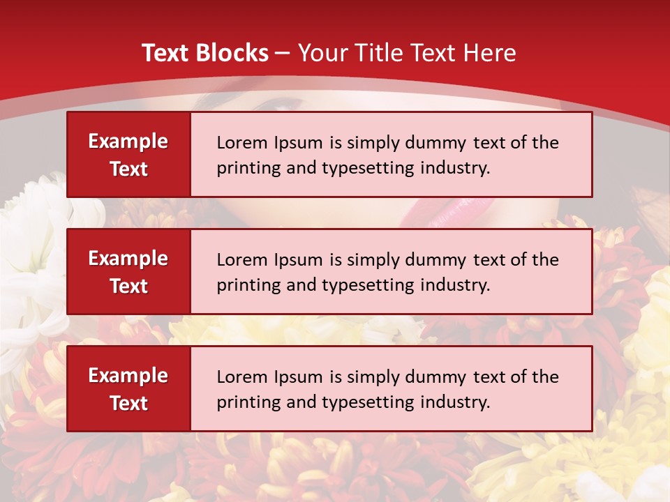 Teenage Hair Person PowerPoint Template