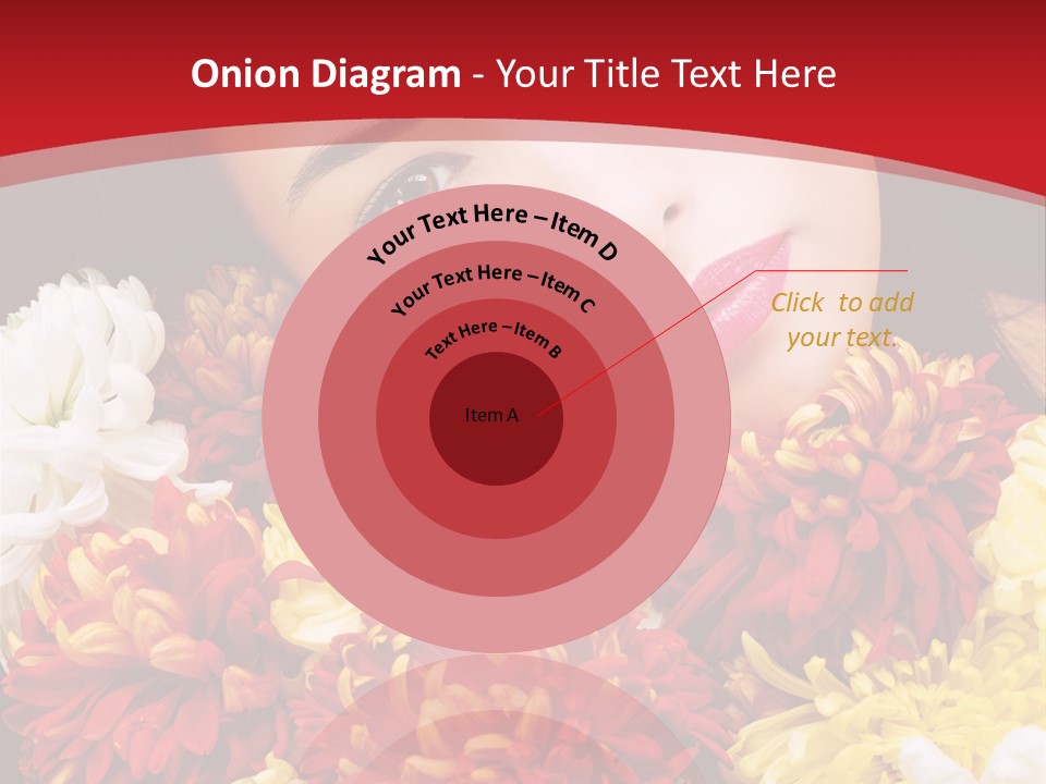 Teenage Hair Person PowerPoint Template